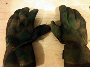 Mimetizzare i guanti sub