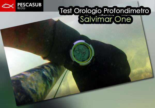 test orologio profondimetro salvimar one