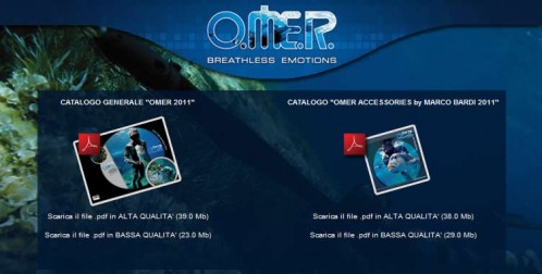 Nuovi cataloghi Omer 2011